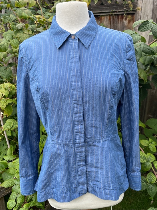 Tory Burch Tops - Tory Burch Leisure Blouse-Removeable Collar